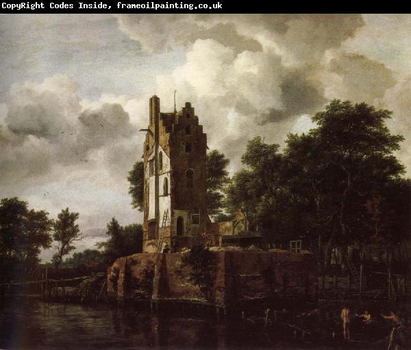 Jacob van Ruisdael Reconstruction of the ruins of the Manor Kostverloren